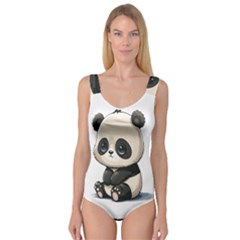 Cute Panda Bear Animal Cartoon Princess Tank Leotard  by Semog4