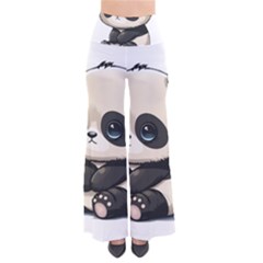 Cute Panda Bear Animal Cartoon So Vintage Palazzo Pants by Semog4