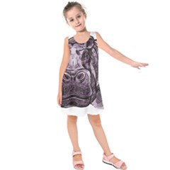 Hippopotamus Animal Wildlife Hippo Kids  Sleeveless Dress by Semog4