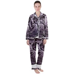 Hippopotamus Animal Wildlife Hippo Women s Long Sleeve Satin Pajamas Set	 by Semog4