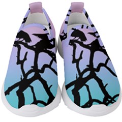 Birds Bird Vultures Tree Branches Kids  Slip On Sneakers by Semog4