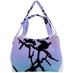 Birds Bird Vultures Tree Branches Double Compartment Shoulder Bag by Semog4