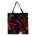 Abstract Light Star Design Laser Light Emitting Diode Grocery Tote Bag View2