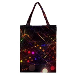 Abstract Light Star Design Laser Light Emitting Diode Classic Tote Bag by Semog4