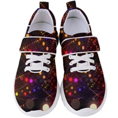 Abstract Light Star Design Laser Light Emitting Diode Women s Velcro Strap Shoes by Semog4