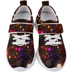 Abstract Light Star Design Laser Light Emitting Diode Kids  Velcro Strap Shoes by Semog4