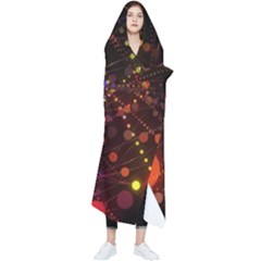 Abstract Light Star Design Laser Light Emitting Diode Wearable Blanket by Semog4