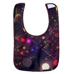 Abstract Light Star Design Laser Light Emitting Diode Baby Bib by Semog4