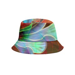 Abstract Fractal Design Digital Wallpaper Graphic Backdrop Bucket Hat (kids) by Semog4