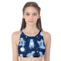 Bear Pattern Patterns Planet Animals Tank Bikini Top View1