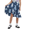 Bear Pattern Patterns Planet Animals Kids  Ruffle Flared Wrap Midi Skirt View1