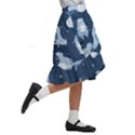 Bear Pattern Patterns Planet Animals Kids  Ruffle Flared Wrap Midi Skirt View3