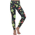 Watermelon Berries Patterns Pattern Kids  Lightweight Velour Classic Yoga Leggings View1