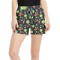 Watermelon Berries Patterns Pattern Women s Runner Shorts by Semog4