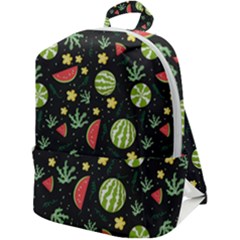 Watermelon Berries Patterns Pattern Zip Up Backpack by Semog4