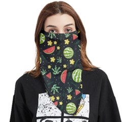 Watermelon Berries Patterns Pattern Face Covering Bandana (triangle) by Semog4