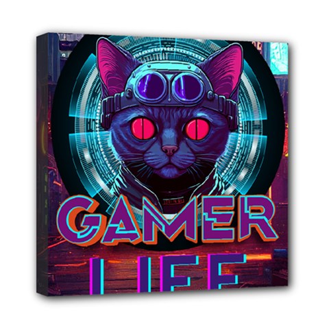 Gamer Life Mini Canvas 8  X 8  (stretched)