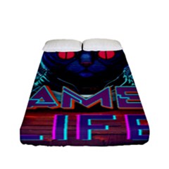 Gamer Life Fitted Sheet (full/ Double Size) by minxprints