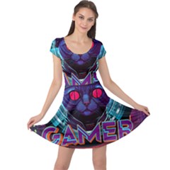 Gamer Life Cap Sleeve Dress