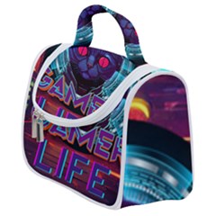 Gamer Life Satchel Handbag by minxprints