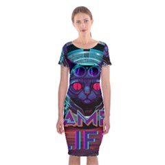 Gamer Life Classic Short Sleeve Midi Dress