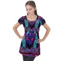 Gamer Life Puff Sleeve Tunic Top View1