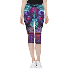 Gamer Life Inside Out Lightweight Velour Capri Leggings 