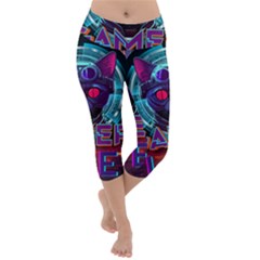 Gamer Life Lightweight Velour Capri Yoga Leggings