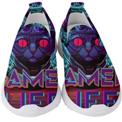 Gamer Life Kids  Slip On Sneakers by minxprints