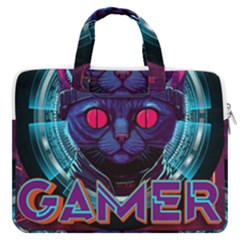 Gamer Life Macbook Pro 13  Double Pocket Laptop Bag by minxprints