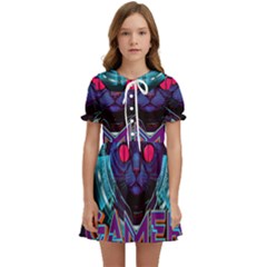 Gamer Life Kids  Sweet Collar Dress by minxprints