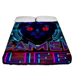 Gamer Life Fitted Sheet (queen Size) by minxprints