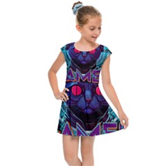 Gamer Life Kids  Cap Sleeve Dress