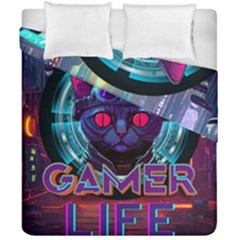 Gamer Life Duvet Cover Double Side (california King Size)