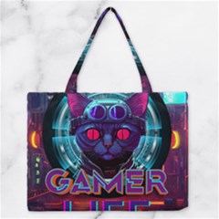 Gamer Life Zipper Medium Tote Bag by minxprints