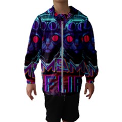 Gamer Life Kids  Hooded Windbreaker by minxprints