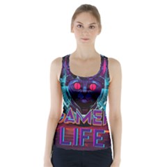 Gamer Life Racer Back Sports Top by minxprints