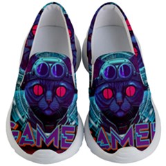 Gamer Life Kids Lightweight Slip Ons by minxprints