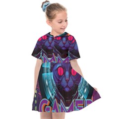 Gamer Life Kids  Sailor Dress by minxprints