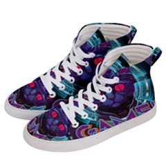 Gamer Life Women s Hi-top Skate Sneakers by minxprints