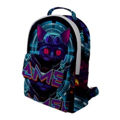 Gamer Life Flap Pocket Backpack (large) by minxprints