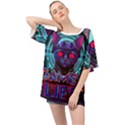 Gamer Life Oversized Chiffon Top View1