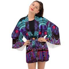 Gamer Life Long Sleeve Kimono by minxprints