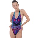 Gamer Life Backless Halter One Piece Swimsuit View1