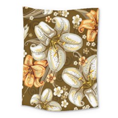 Flowers Pattern Floral Patterns Decorative Art Medium Tapestry by Semog4