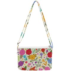 Colorful Flowers Pattern Abstract Patterns Floral Patterns Double Gusset Crossbody Bag by Semog4