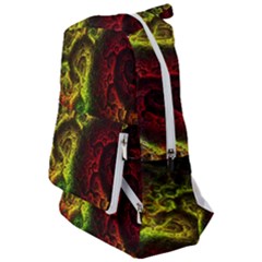 Green And Red Lights Wallpaper Fractal Digital Art Artwork Travelers  Backpack by Semog4