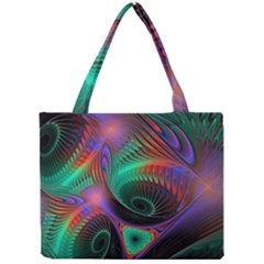 Circle Art 3d Artwork Graphics Vortex Colorful Digital Art Mini Tote Bag by Semog4