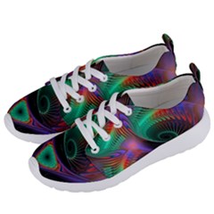 Circle Art 3d Artwork Graphics Vortex Colorful Digital Art Women s Lightweight Sports Shoes by Semog4