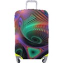 Circle Art 3d Artwork Graphics Vortex Colorful Digital Art Luggage Cover (Large) View1